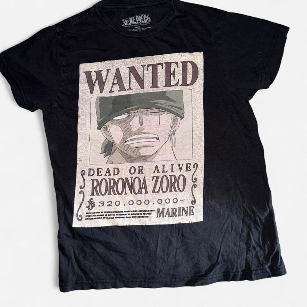 One Piece Men's Black T-shirt
